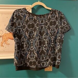 Banana Republic patterned blouse